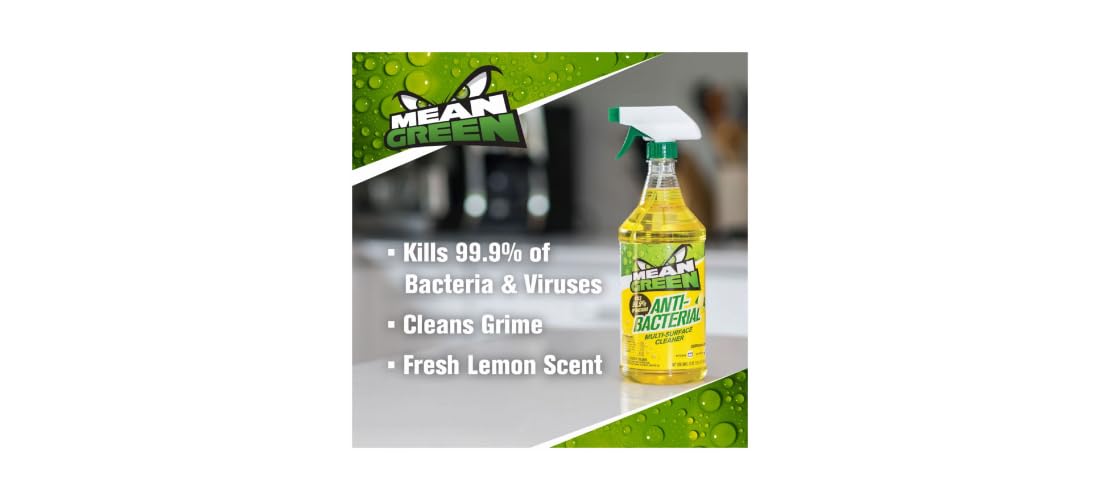 Amazon.com: Mean Green Anti-Bacterial Multi-Surface Cleaner Lemon