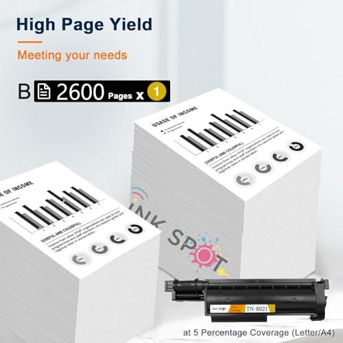 Image of TN B021-100gm, Compatible for Brother HL-B2000D, HL-B2080DW, DCP-B7500D, DCP-B7535DW, MFC-B7715DW (TN-B021 Easy Refill + Powder) Black