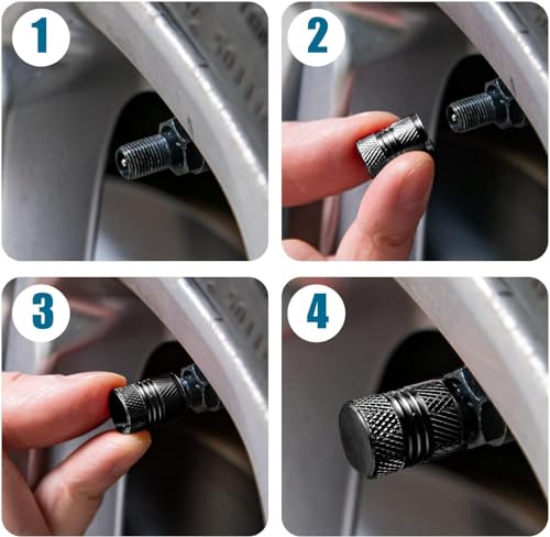 Image of CONTACTS 4pcs Suitable for Honda Stem Cap Universal Car Tire Valve Stem Caps Air Cover Car Accessories