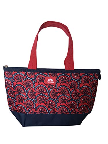 Igloo 8 Can Mini Essential Cooler Tote (Abstract Lotus Indigo)
