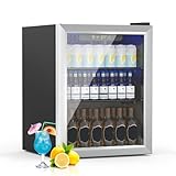 Capacité parfaite et étagères réglables: le 20L Le réfrigérateur de boissons peut contenir jusqu'à 70 boîtes ou plusieurs bouteilles de vin, offrant un grand espace de stockage pour vos boissons préférées. Il comprend 2 étagères amovibles et stables, vous permettant d'ajuster facilement le stockage pour s'adapter à des boissons de différentes tailles