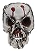 GDYJP 1pc Halloween Altamente Humano Skull Skull Statue Inicio Décor de Miedo Skull Adornment Festival Scene Ornament (Tamaño : 21x15cm)