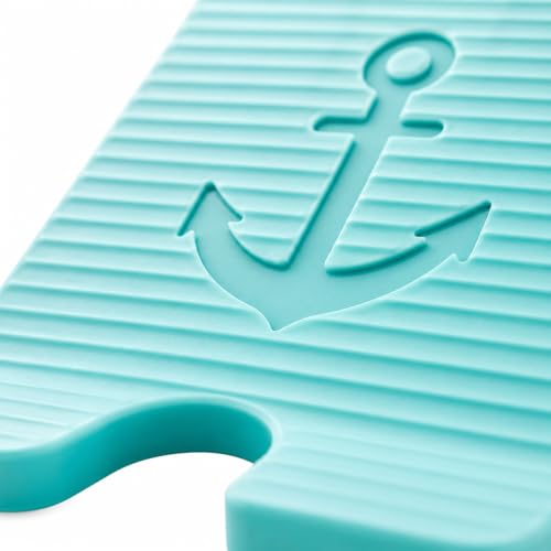 Image of Questsole Foldable Silicone Mobile Stand for Phone & Tablet, Portable Flexible Mobile Holder, Adjustable Desk Stand, Compatible with Smartphones, iPhone, Android, iPad (Aqua)