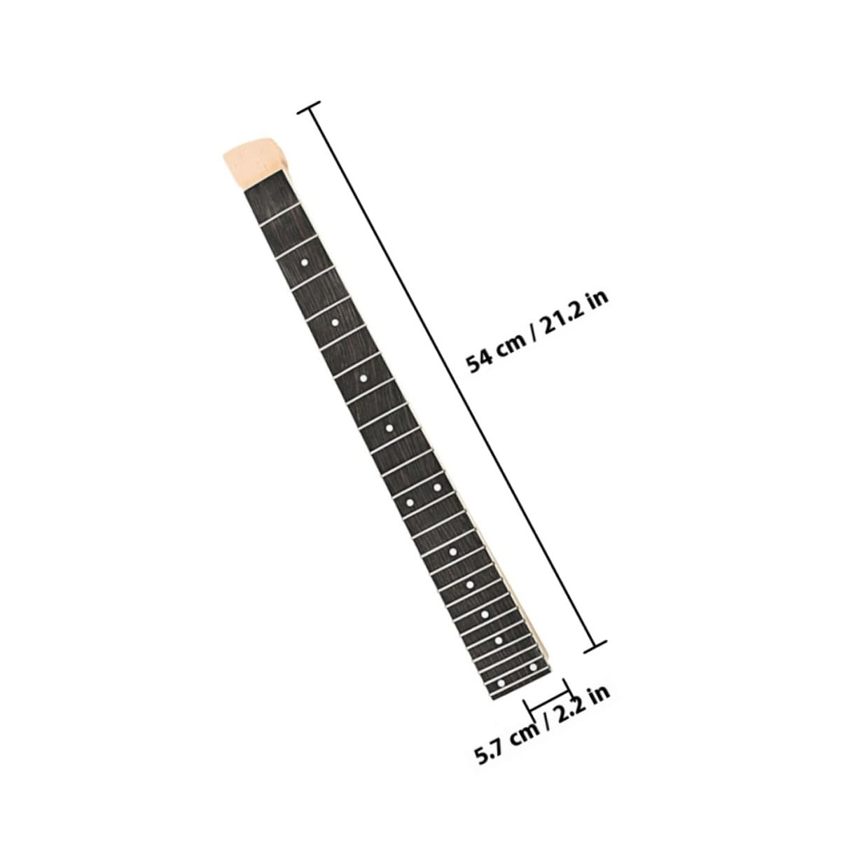 E-gitarrenhals Gs810 1 Satz Holzhals für Gitarre Schwarz