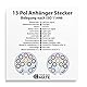 13 poliger Anhänger Stecker, Set mit Parking Cover, 13 pol Stecker nach ISO 11446 genormt, AHK Verbinder für 12 V Systeme, 13 Pin Hänger Stecker, 13 pol Stecker für 13 pol Steckdose, 7-13 pin Adapter