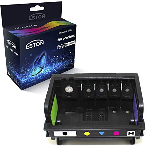 ESTON 5-Slot Print Head Replacement for HP 564 Printhead CB326-30002 CN642A (1 Pack)