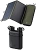 NESTOUT 2-Panel Solar Charger, 15000mAh Power Bank