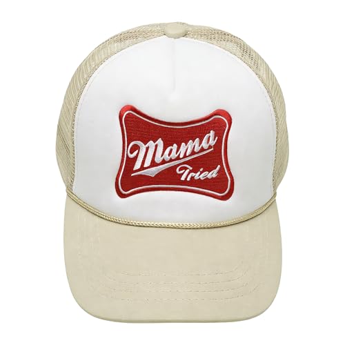 Image of Embroidered Lettering Print Truck Hat Baseball Cap Trucker Mesh Snapback Hat