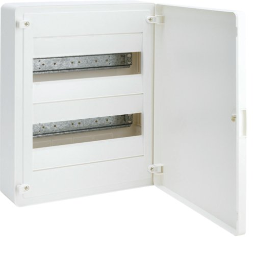 Coffret électrique 24 modules blanc pour une intégration discrète dans votre buanderie