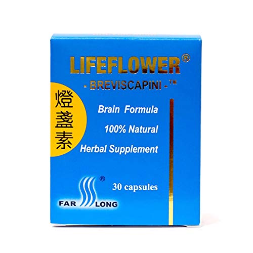 Lifeflower, 100% All Natural, Youthful Brain Herbal Supplement, Support Cerebrovascular System, Improve Memory, 30 Capsules - Image 4