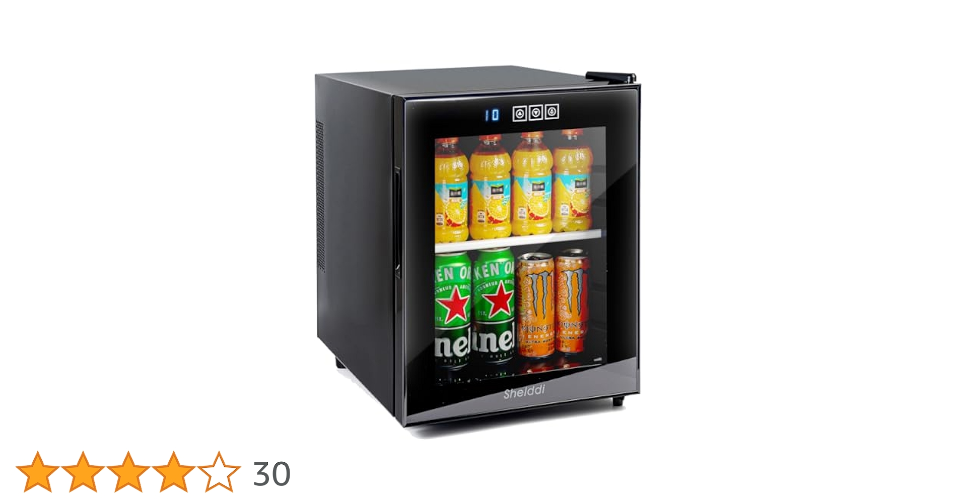 Amazon | Shelddi ミニ冷蔵庫 小型 33L オシャレ 静音