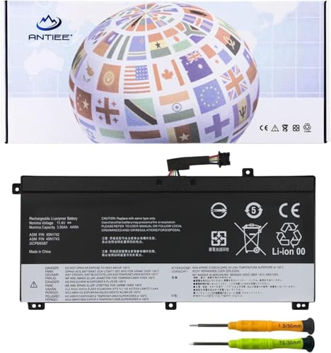 45N1742 45N1740 45N1741 45N1743 Laptop Battery Replacement for Lenovo ThinkPad T550 T550s T560 W550 W550s P50S Type 20CK 20CJ 20FH 20FJ 20E2 Series SB10K12721 00NY639 3ICP/7/61/70 3ICP7/62/66 44Wh