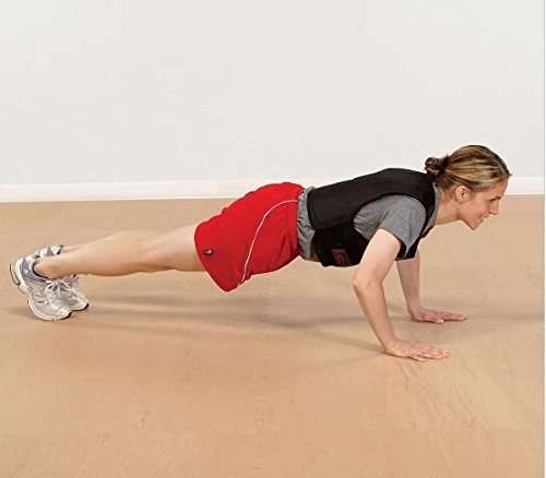 Perform Better Extreme Fitness Adjustable Weighted Weight Vest, 10 lb,
