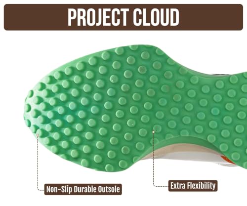 Image of Project Cloud Trendy Fashion Sneakers for Women 2026 - Memory Foam and Non-Slip Comfortable Casual Ladies Shoes for Womens Fashion Sneakers - Lightweight Lace-up Shoes (Lecco)