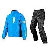 [KOMINE] バイク用レインウェア 03-539 メンズ Cyan Blue L