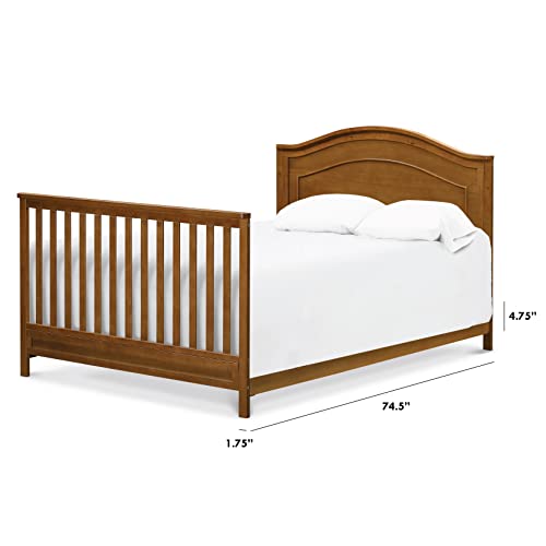 Image of DaVinci Hidden Hardware Twin /Full-Size Bed Conversion Kit (M5789) in Chestnut