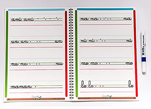 Cahier d'écriture cursive pour pratiquer le tracé à la maison - 4
