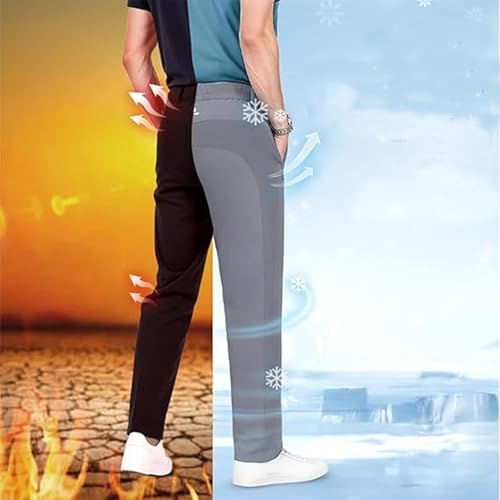 Meshirons - Ice Silk Mesh Panel Casual Pants, Quick-Dry & Breathable, Comfortable Fit for Men3