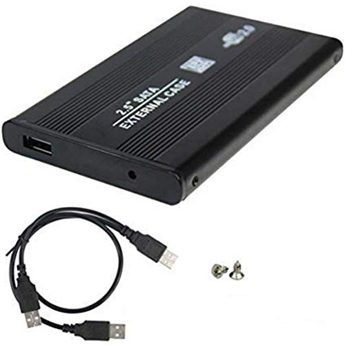 Image of BigPlayer 2.5-inch SATA Laptop Portable External Hard Disk Drive HDD Enclosure Case USB 2.0 (Black)