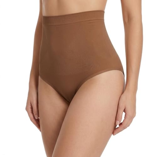 Image of DREAM SLIM Women's High-Waist Seamless Body Shaper Briefs Firm Control Tummy Thong Shapewear Panties Girdle Underwear