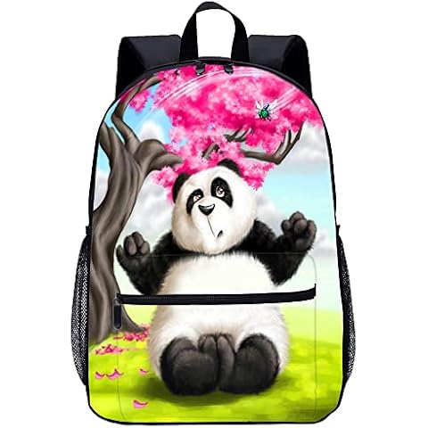 3D Printed School Bag Adult Children'S Backpack Panda Leisure Backpack Light Backpack Outdoor Travel School Bag Children'S Backpack Cover