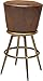 Kare Design Taburete Bar Lady Rock Vintage, Marrón, Metal, Multicolor, 74x48x48cm