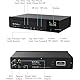 SMSL PL150 CD-Player CS43198-Decoder-Chip, für Standard und Mini CDs, mit Cinch/3,5mm- und 4,4mm Kopfhörer/optischem/koaxialem Ausgang, für Fahrzeuge/TV/PCs, CD-Player Amp mit Fernbedienung (schwarz)