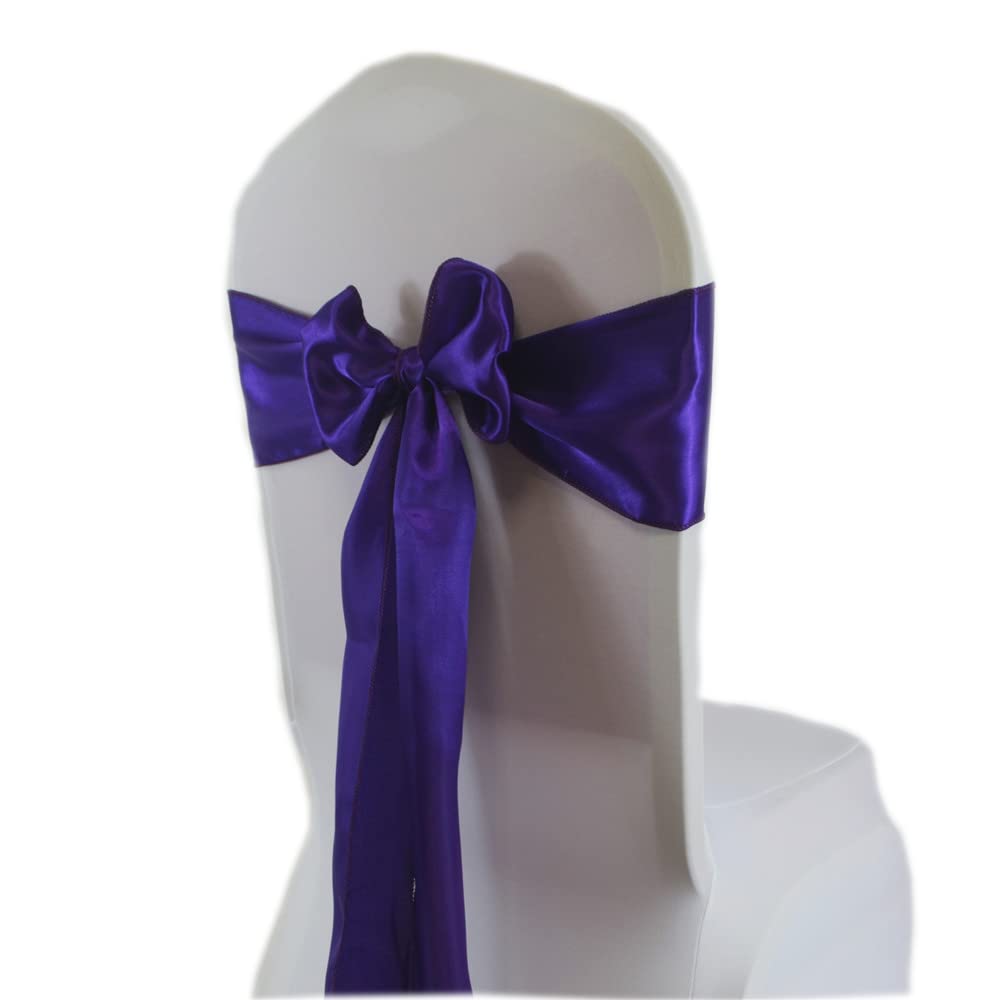 LAYSAM (10/50 Pezzi) Fiocco in Raso Fascia per Sedia da Matrimonio Decorazione Nastro Farfalla Fascia per Cravatta per Natale Compleanno Telai per Feste al Coperto/all'aperto