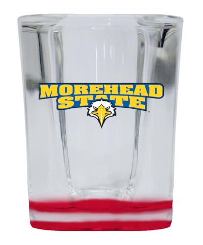 Vasos de shot cuadrados 2 oz con base roja 2 unidades