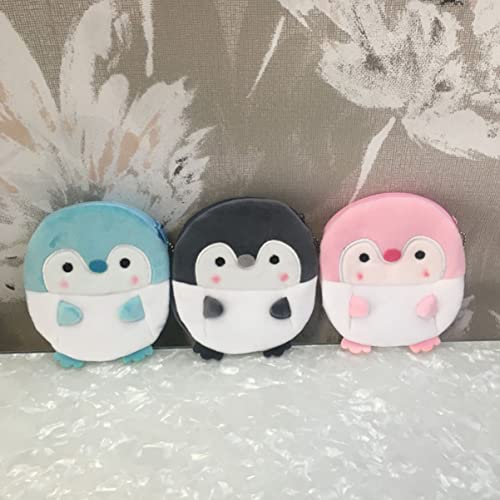 3pcs Cute Penguin Coin Purse Plush Cartoon Change Pouch for Cash Cards and Items for Parties Shopping and Everyday Use3