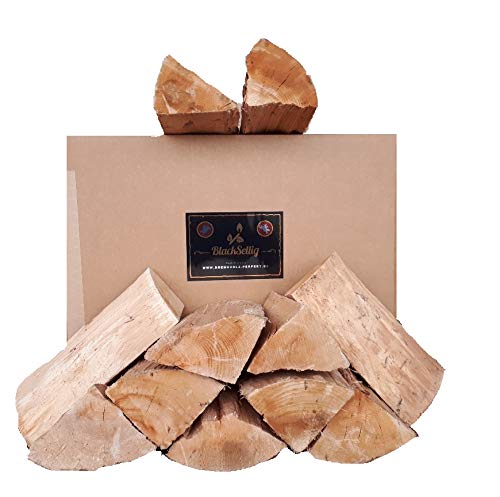 BlackSellig 20 Kg Smokerholz - Räucherholz Buche ohne Rinde !!! 25 cm Länge trocken & sauber & schimmelfrei