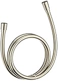 hansgrohe Techniflex Handheld Shower Replacement Shower Hose 63-inch Easy Install Modern Shower Hose in Brushed Nickel, 28276823