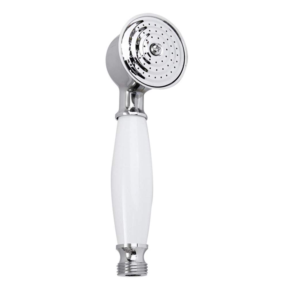 Pommeau de douche à main antique en cuivre blanc retro chic pour salle de bain