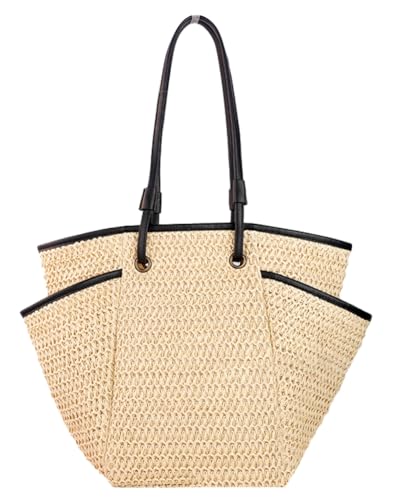 Summer Beach Tote Bag for Women Large Straw Shoulder Bag Womens H...