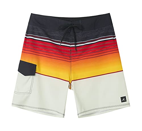 SURF CUZ Men's Board Short Beach Short 4-Way Stretch Swim Short