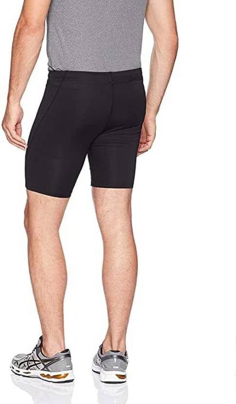 LIMEE Compression Shorts Tights for Men, Gym, Running, Cycling, Swimming, Basketball, Cricket, Yoga, Football, Tennis, Badminton & More (L) Black 4