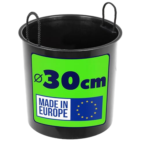 KADAX Einsatz 30cm für Pflanzkübel, Pflanzeinsatz aus Kunststoff, Kunststoffeinsatz für Pflanztopf & Blumentopf, Pflanzkübeleinsatz mit Tragegriffe, Innentopf (29 x 28 cm)