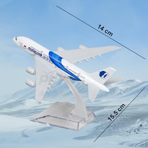 Image of Malaysia Airlines, diecast, Metal Aeroplane Scale Model Office only for Display, Size -16 cm-A80 (Malaysia)