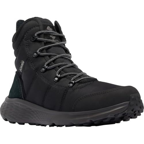 Columbia Men's Fairbanks Cityscape Omni-Heat Hiking Boot, Black/Titanium II, 10