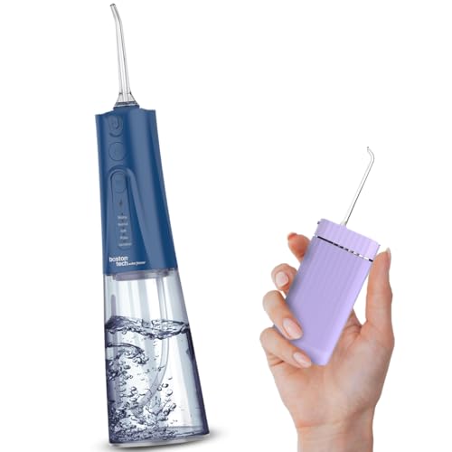Compra Inteligente: Aquapik® Plus Irrigador dental + Aquapik® Mini en un Pack | Ahorra y Cuida Tu Salud Bucal en Casa y Viaje |Cubre diferentes necesidades bucales | Cuidado Premium (Azul - Purpura)