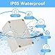 TICFOX IP66 Wasserdichte Elektronik Projektboxen, 1 Stück Abzweigkasten ABS Elektrisches Anschlusskästen Wasserdichte Anschlussdosen Kabelgehäuse für Indoor Outdoor Elektronikkabel(100x68x50mm)
