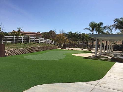 Forest Grass 5.5FT x 6.5FT Artificial Carpet Fake Grass Synthetic Thick Lawn Pet Turf for Dogs Perfect for Indoor/Outdoor, 5.5' x 6.5' = 35.7 Square FT, Green