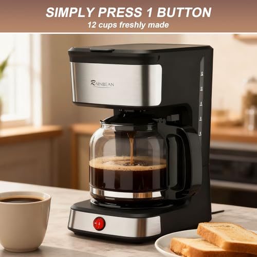 Cafetera de goteo con placa térmica y capacidad para 12 tazas miniatura 2