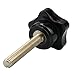 Nxtop 6Pcs 6mm x 35mm Male Threaded Star Shape Clamping Knob Grip