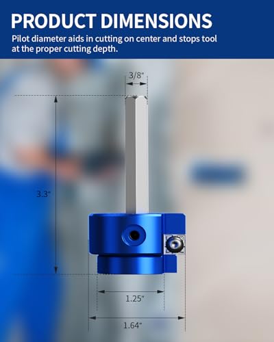 Image of DAYDOOR 1-1 /4'' PVC Pipe Reamer, 1-1 /4-Inch PVC Fitting Saver