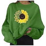 Sweatshirt Damen ohne Kapuze Strick Pullunder Damen Y1389K Pullover Grosse Grössen Shirts Schwarzer Hemd Gothic T-Shirts Weste Damen Herbst Oberteile Pullover