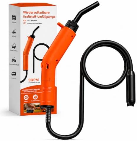 USB-C-aufladbare Kraftstoffpumpe, 3 GPM (12 l/min)