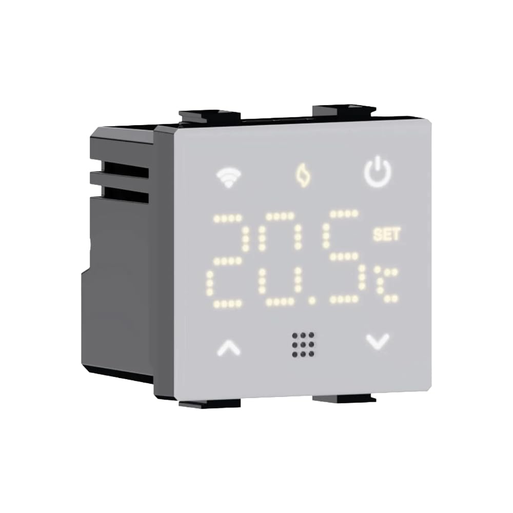 Cronotermostato smart WiFi encastrable 230V tactile compatible Tuya gloca