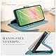 Deisyzy Lederhülle für Samsung Galaxy A56 5G Hülle mit Schutzfolie, Flip Wallet Handyhülle PU Leder Case, [Magnet] [Kartenfach] [Standfunktion] Schutzhülle Kompatibel mit Samsung A56 5G, Blaugrün