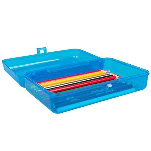 Boîte à crayons rose pour fournitures de bureau Craft County - 6